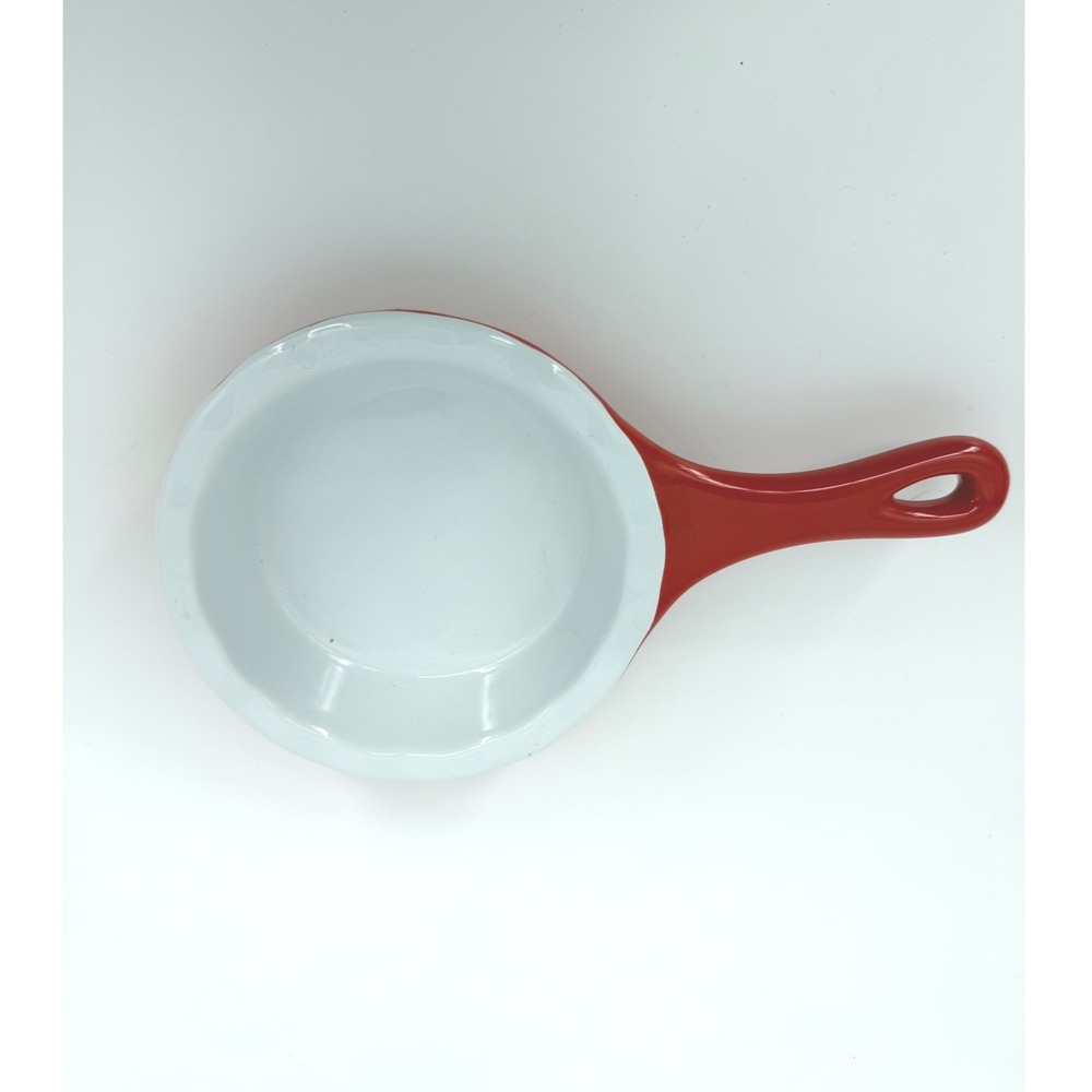 Modern‎ Gourmet Foods Red Stoneware Mini Pie Baking Dish 5 inch Diameter